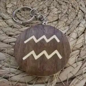 Porte-clés signe du Verseau