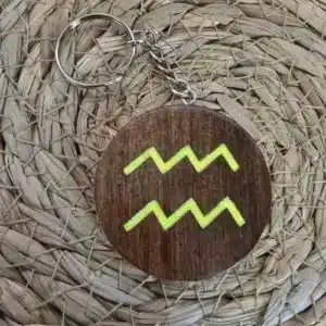 Porte-clés signe du Verseau
