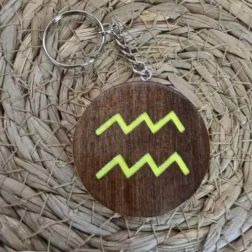 Porte clés signe des Verseau
